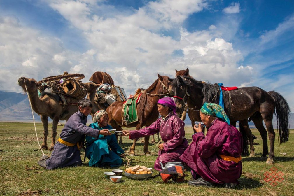 Hillside pearls of Mongolia